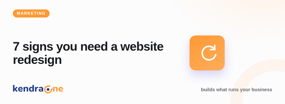 7 signs your business website needs a redesign