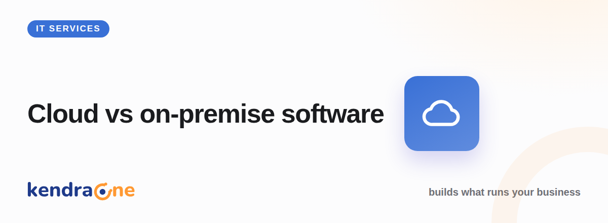 Cloud vs on-premise real estate software