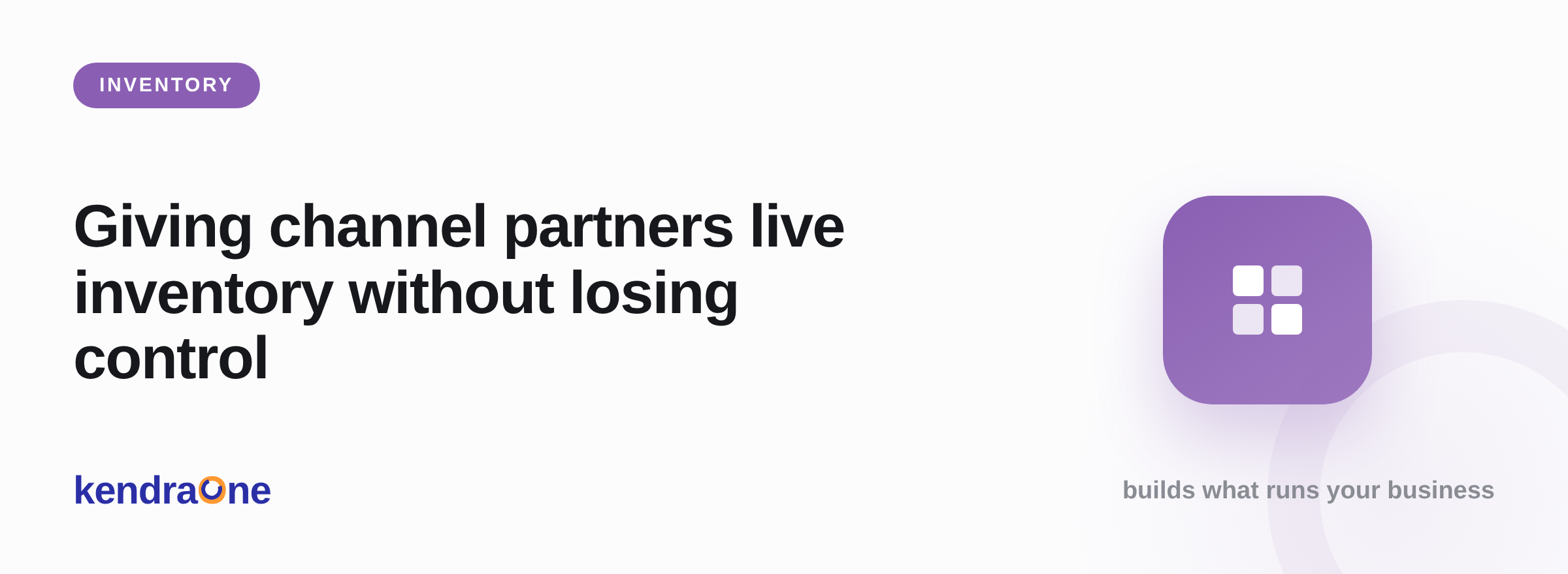 Giving channel partners live inventory without losing control