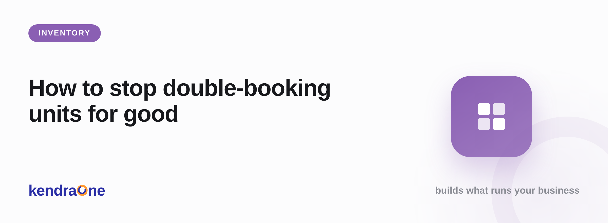 How to stop double-booking units for good