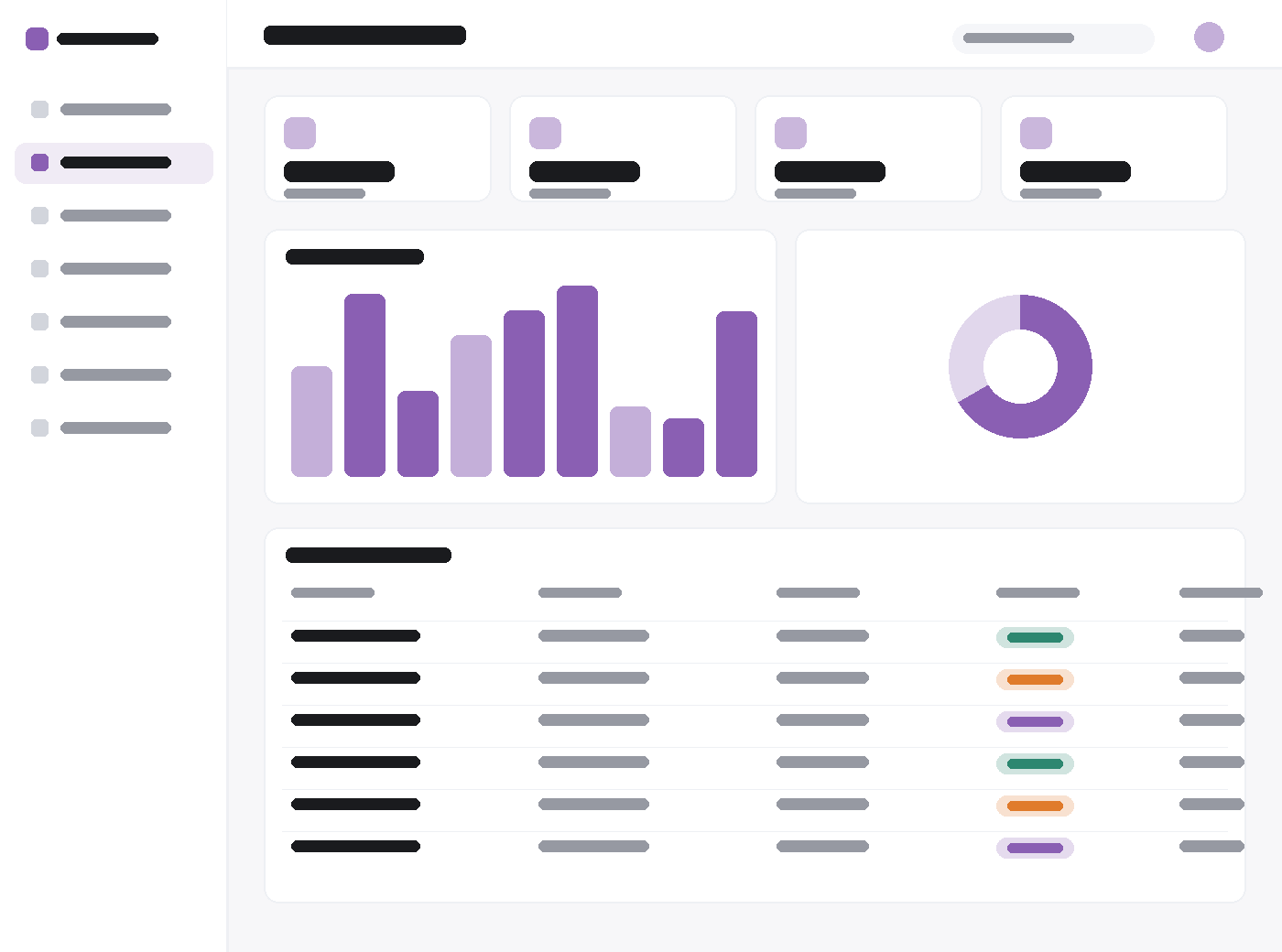 Live Inventory dashboard