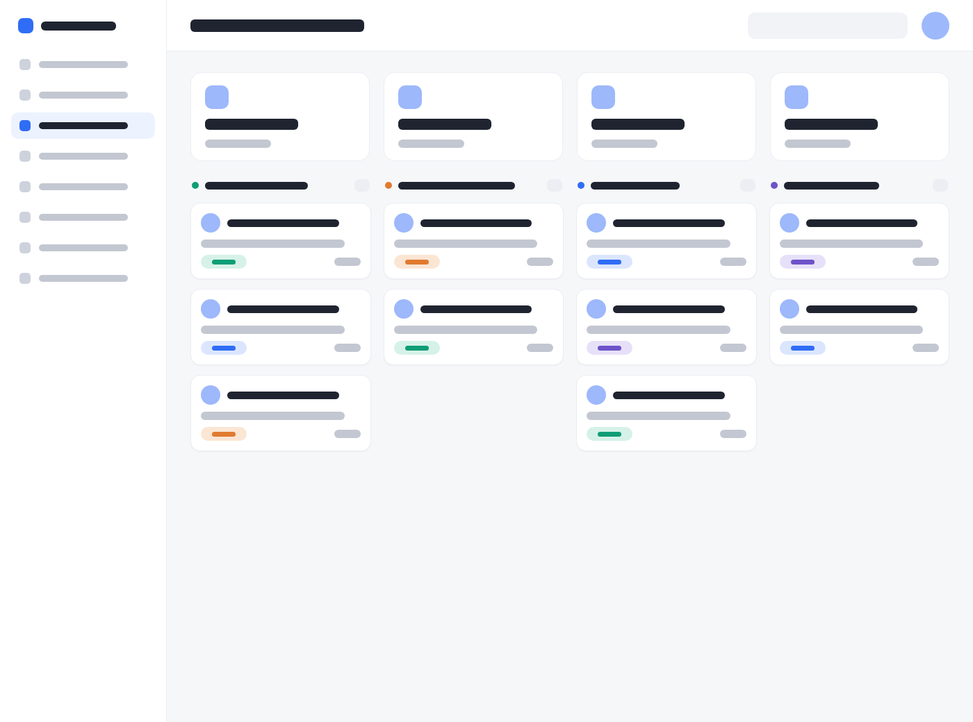 Lead Management System dashboard